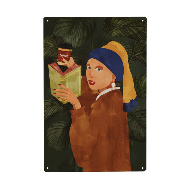 Holzbild "Mädchen in ihrer Freizeit" artboxONE - Natur,Floral,Menschen