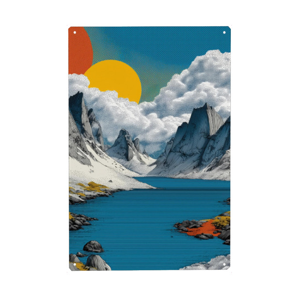 Holzbild "Nordisches Echo" artboxONE - Natur,Reise,Abstrakt