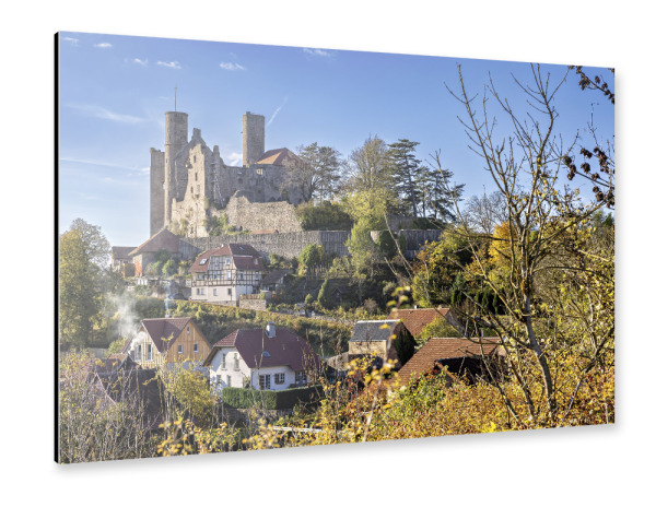 Alu-Dibond "Die Ruine Hanstein im Eichsfeld" 30x20 cm artboxONE