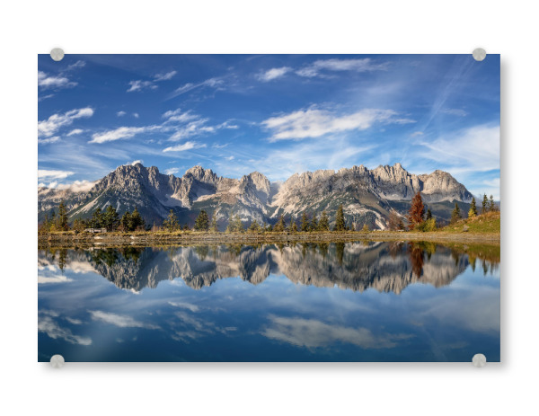 Acrylglasbild "Morgens am Wilden Kaiser Tirol" artboxONE - Natur,Reise,Reise / Länder