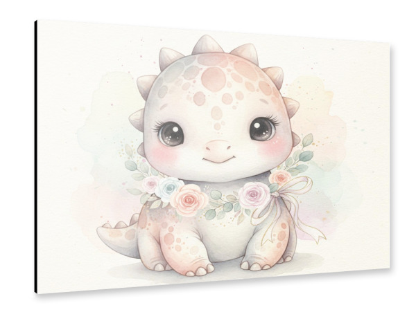 Alu-Dibond "Dino Baby" 30x20 cm artboxONE