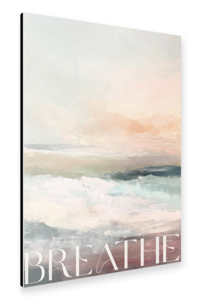 Alu-Dibond "Breathe (Pastel)" 75x50 cm artboxONE