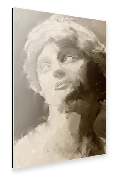 Alu-Dibond "Attic Light" 30x20 cm artboxONE