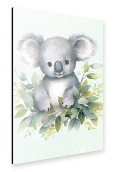 Alu-Dibond "Koala unter Blättern" 30x20 cm artboxONE