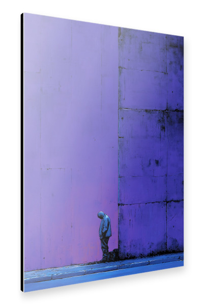 Alu-Dibond "The Outsider" 30x20 cm artboxONE