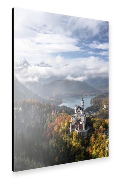 Alu-Dibond "Herbst in den Allgäuer Alpen" 30x20 cm artboxONE