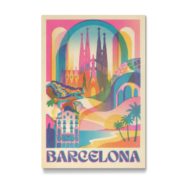 Galerie-Print "Barcelona Art Deco" 75x50 cm artboxONE