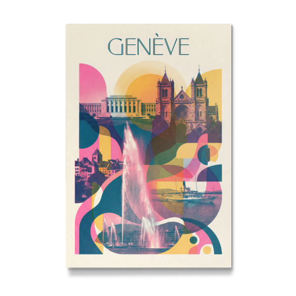 Galerie-Print "Genève Vintage Art Deco" 30x20 cm artboxONE