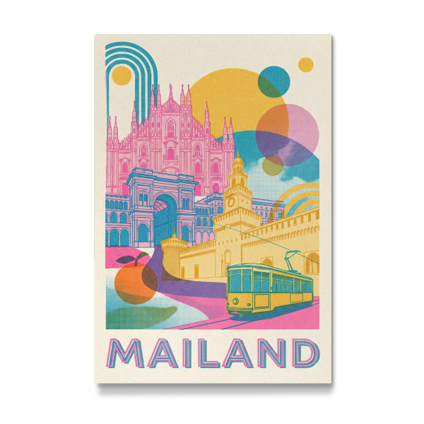 Galerie-Print "Mailand Vintage Art Deco" 30x20 cm artboxONE