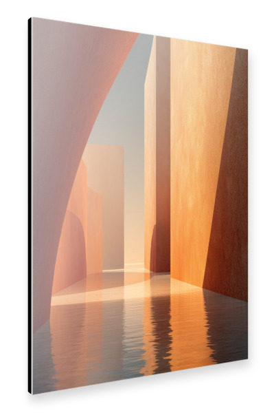 Alu-Dibond "Zwischen Licht und Stille" 75x50 cm artboxONE