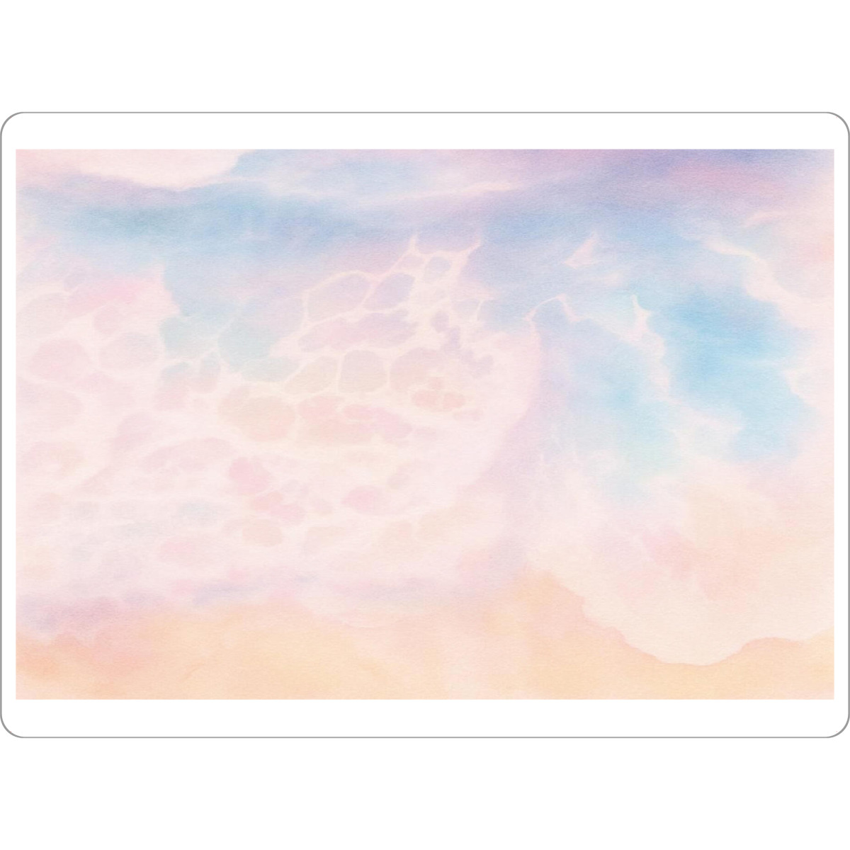 Tischset "Fluoreszierende bunte Strandszene" artboxONE - Natur,Reise / Strand und Meer,Städte / Rio de Janeiro