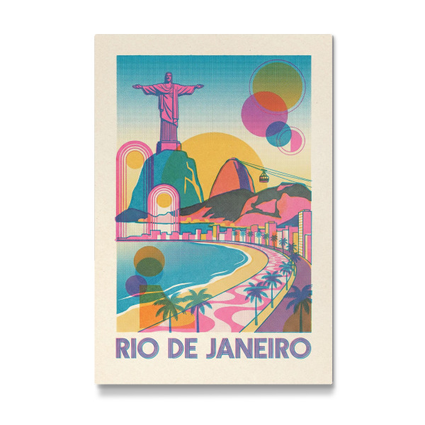 Galerie-Print "Rio de Janeiro Vintage Art Deco" 30x20 cm artboxONE