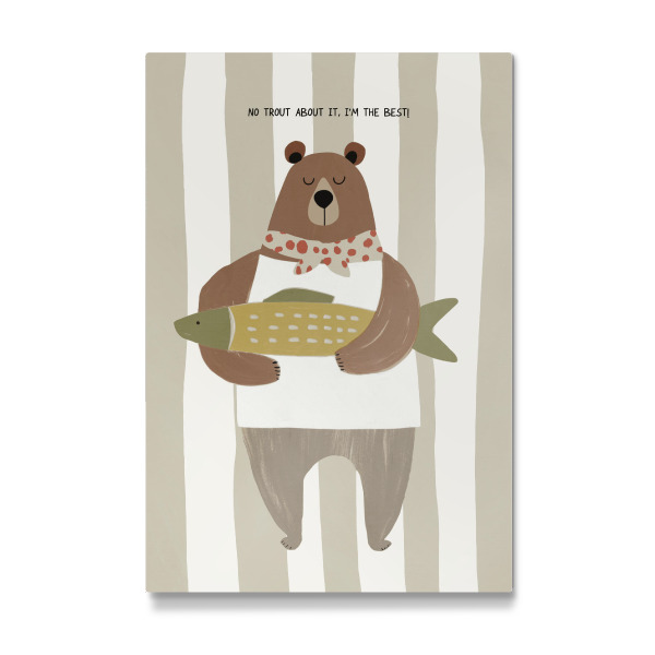 Galerie-Print "No Trout About It" 75x50 cm artboxONE