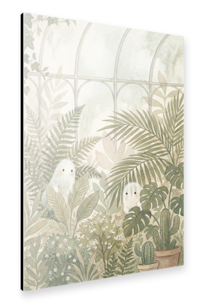 Alu-Dibond "Geister im Gewächshaus" 30x20 cm artboxONE