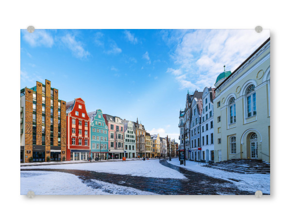 Acrylglasbild "Kröpeliner Straße" artboxONE - Reise,Architektur,Städte / Weitere
