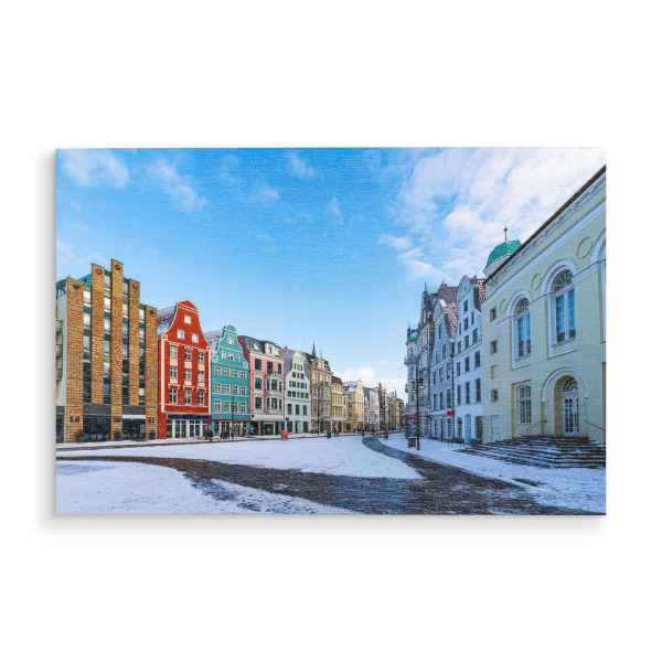Holzbild "Kröpeliner Straße" artboxONE - Reise,Architektur,Städte / Weitere