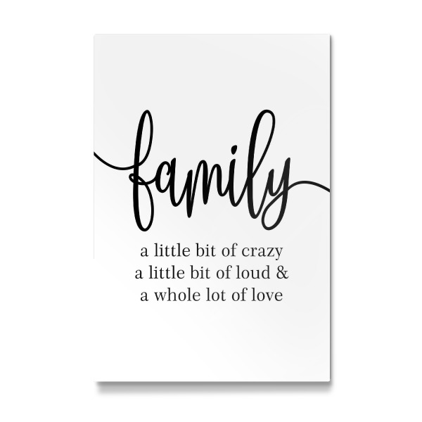 Galerie-Print "Familie ein bisschen verrückt" 75x50 cm artboxONE