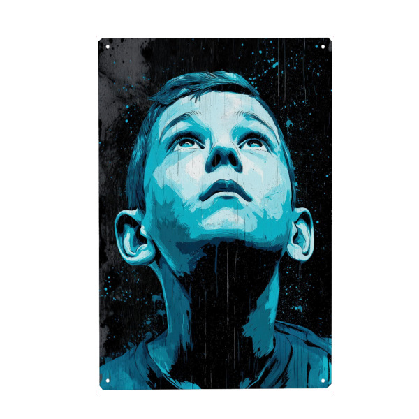 Holzbild "The Dreamer" artboxONE - Abstrakt,Menschen,Streetart