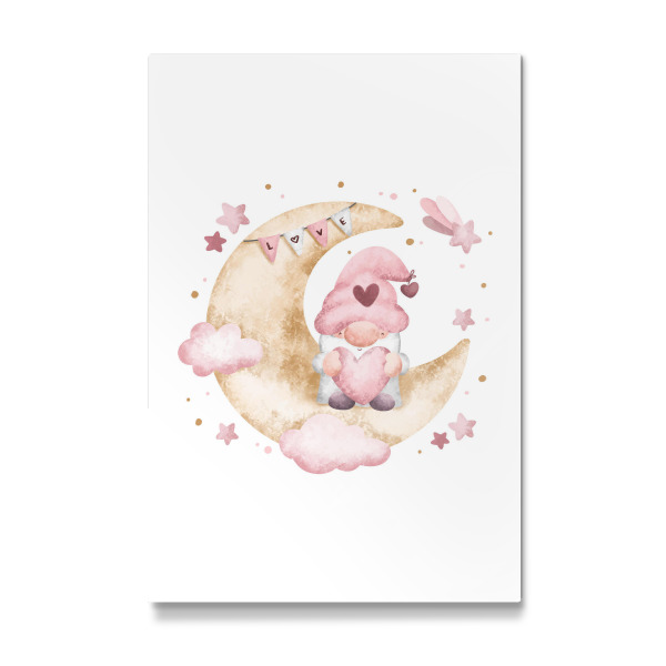 Galerie-Print "Gnom auf einer Mondsichel" 75x50 cm artboxONE