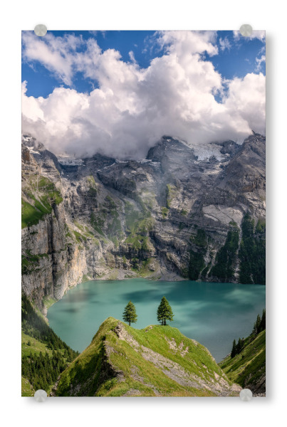 Acrylglasbild "Öschinensee Schweiz" artboxONE - Natur,Reise,Reise / Länder