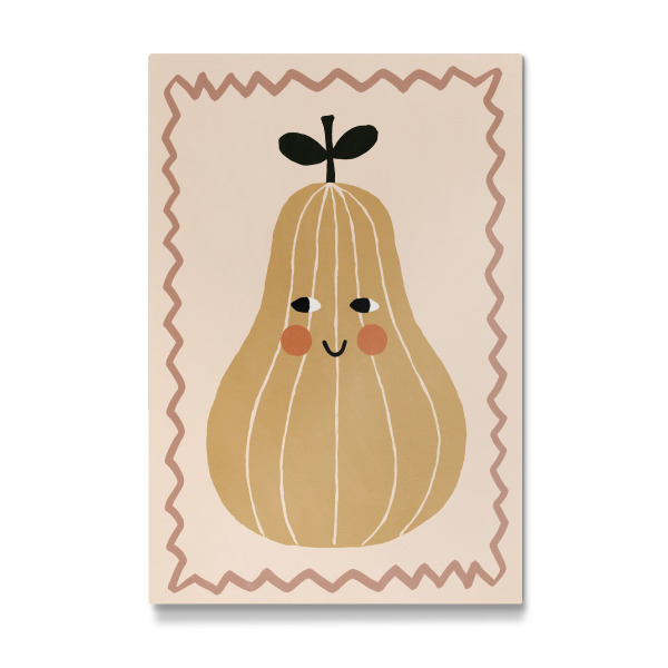 Galerie-Print "Happy Pear" 75x50 cm artboxONE