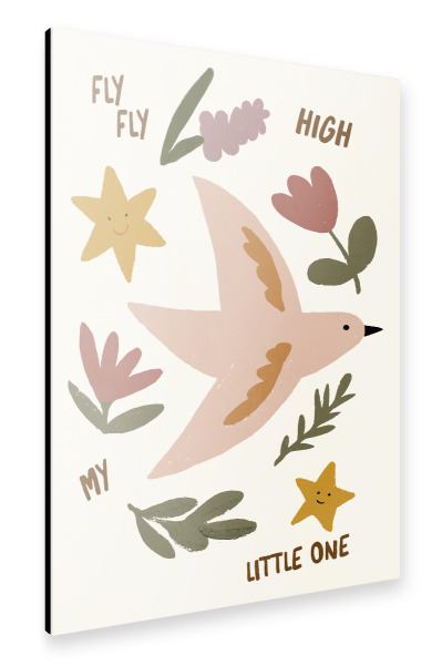Alu-Dibond "Fly Fly High" 30x20 cm artboxONE
