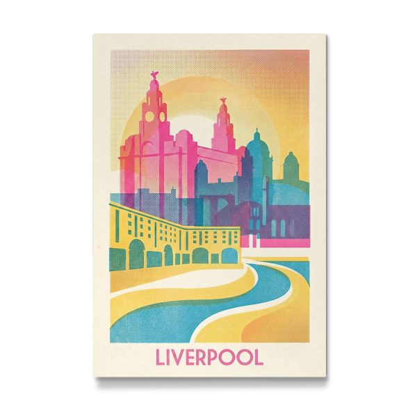 Galerie-Print "Liverpool Vintage Art Deco" 75x50 cm artboxONE