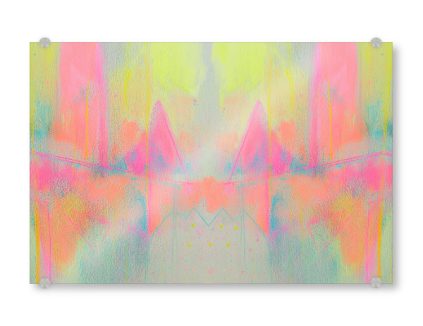 Acrylglasbild "Neon Solar-Impuls" artboxONE - Natur,Abstrakt,Streetart