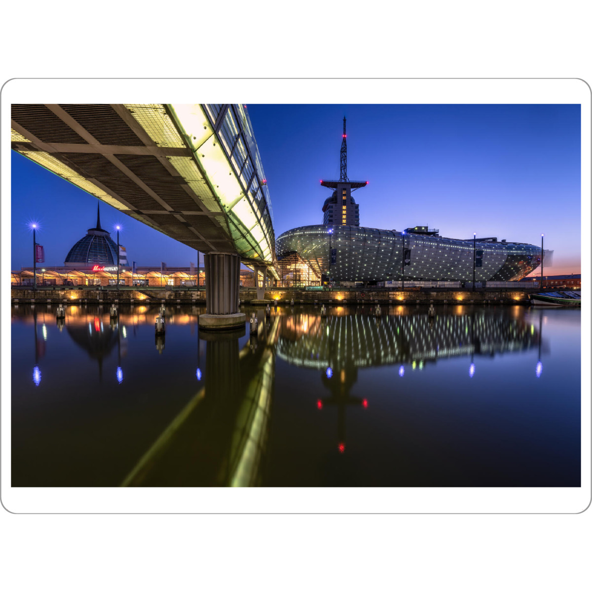 Tischset "Klimahaus in Bremerhaven" artboxONE - Städte,Reise,Architektur