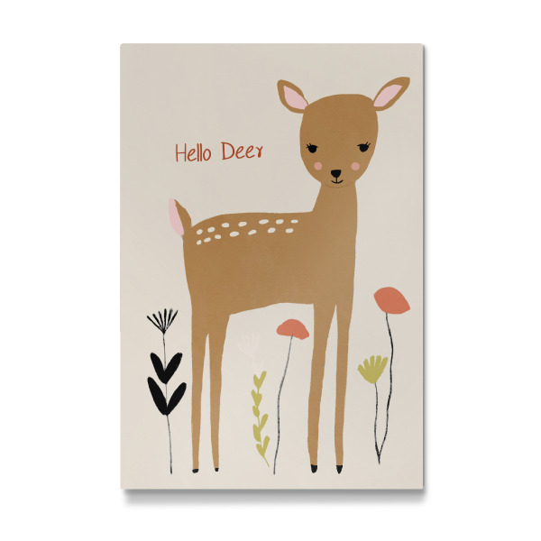 Galerie-Print "Hello Deer" 75x50 cm artboxONE