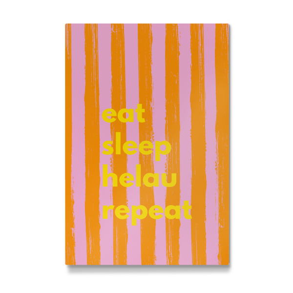 Galerie-Print "Eat Sleep Helau - Karneval" 75x50 cm artboxONE