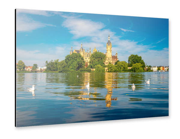 Alu-Dibond "Schwerin im Sommer" 75x50 cm artboxONE