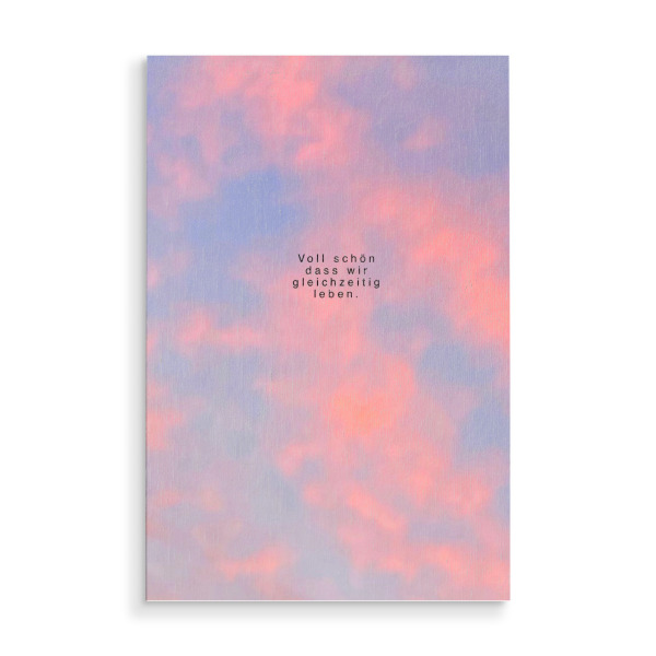 Holzbild "Voll schön soft" artboxONE - Typografie