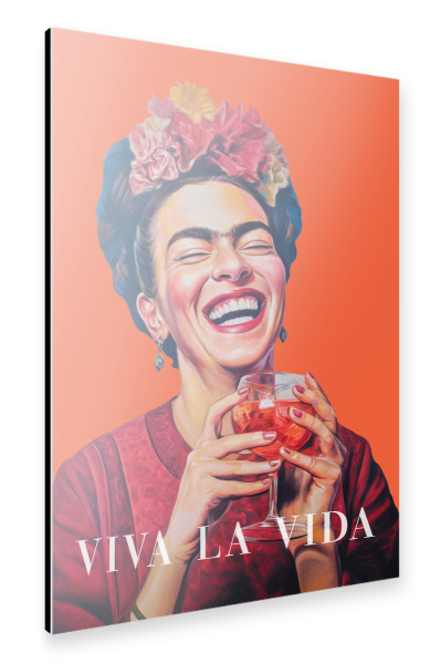 Alu-Dibond "Sommer Schwung mit Frida" 30x20 cm artboxONE