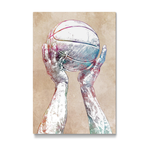 Galerie-Print "Basketballspieler Sportkunst H" 30x20 cm artboxONE