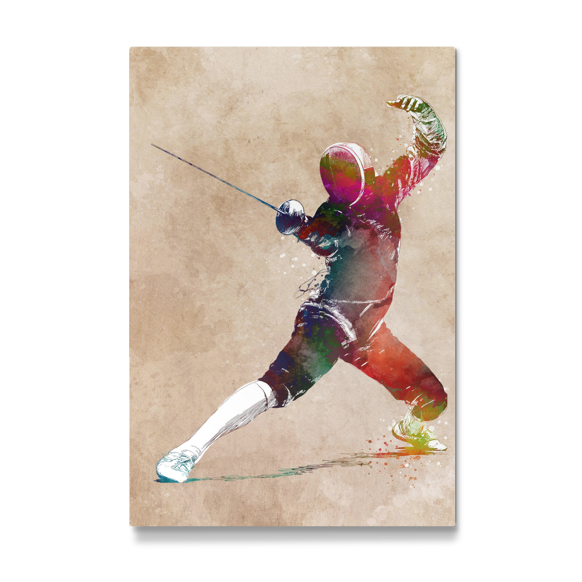 Galerie-Print "Fechtsportkunst H" 75x50 cm artboxONE