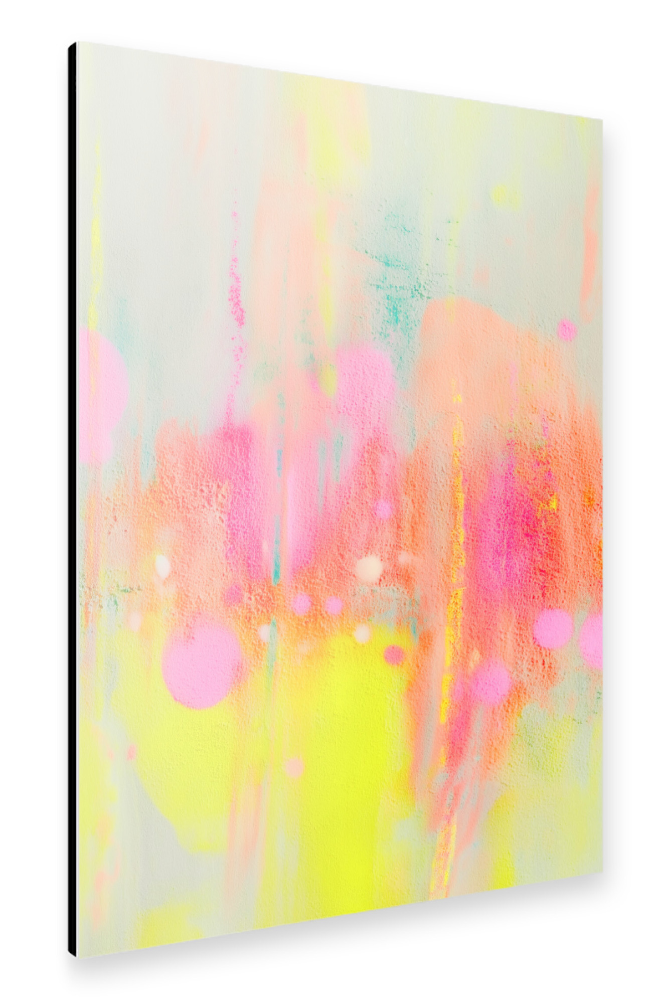Alu-Dibond "Farbrausch neon Pop" 30x20 cm artboxONE