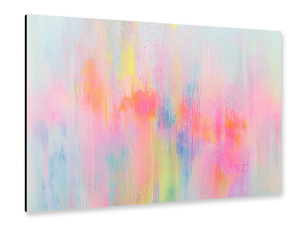 Alu-Dibond "Regenbogen Neon Pop" 30x20 cm artboxONE