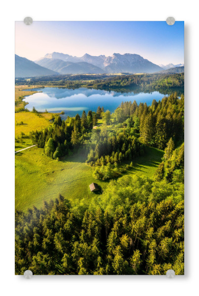 Acrylglasbild "Frühling in Oberbayern" artboxONE - Natur,Reise,Reise / Länder