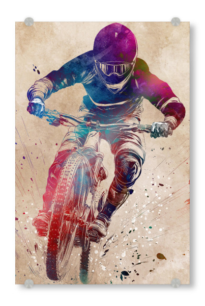 Acrylglasbild "Motorsport-Sportkunst O" artboxONE - Sport / Motorsport,Sport - Motor,Motorsport,Rennsport,Motorrad,Sport