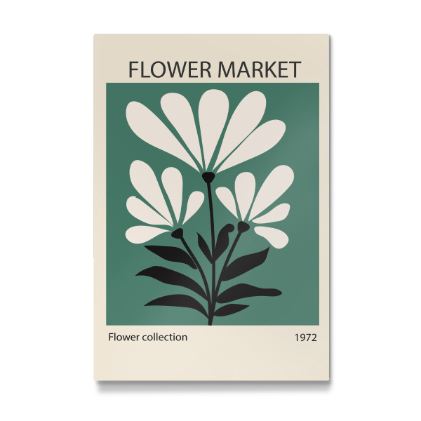 Galerie-Print "Vintage-Blumenmarkt Z" 75x50 cm artboxONE