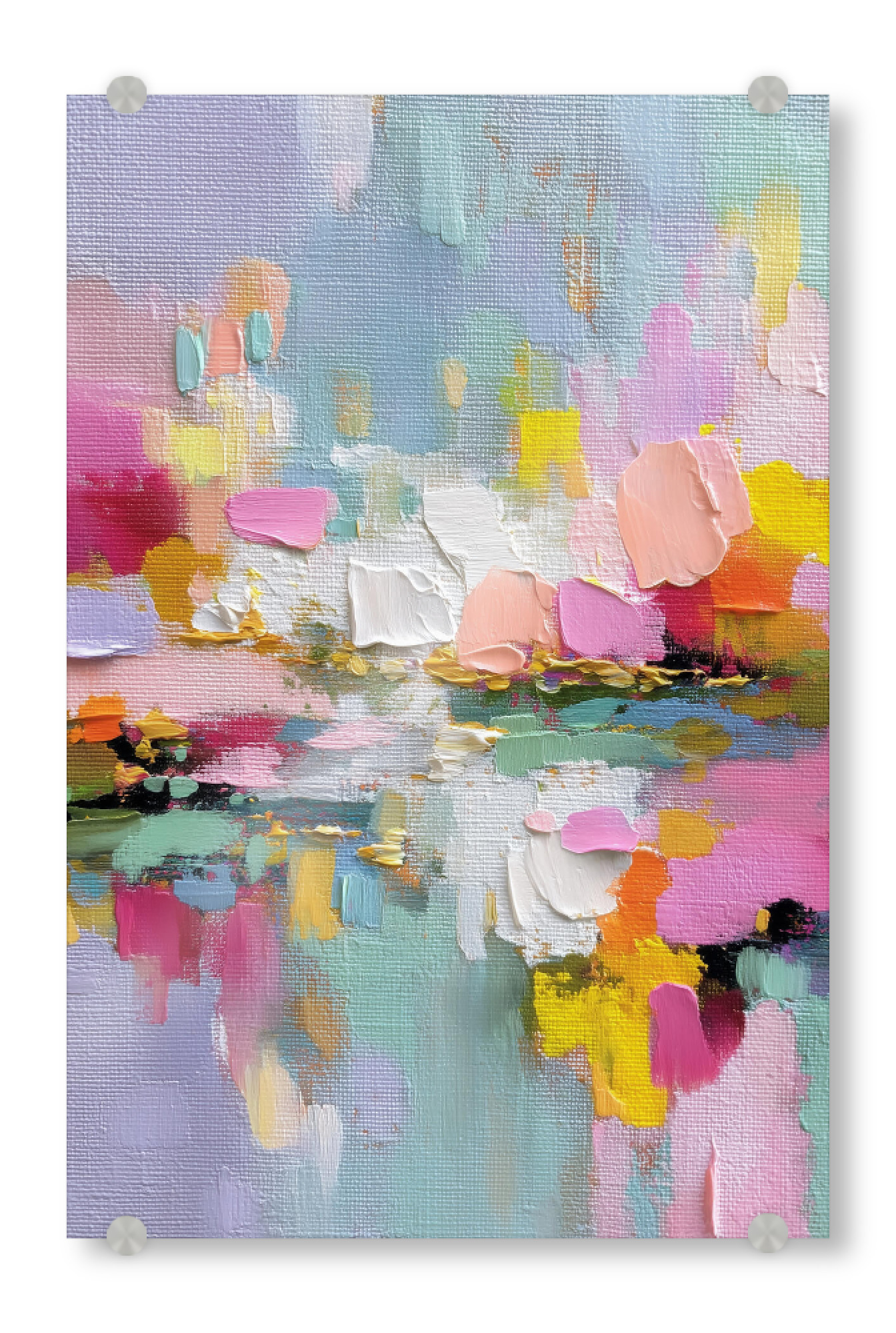 Acrylglasbild "Luftige struktur Vibration" artboxONE - Abstrakt,Geometrie