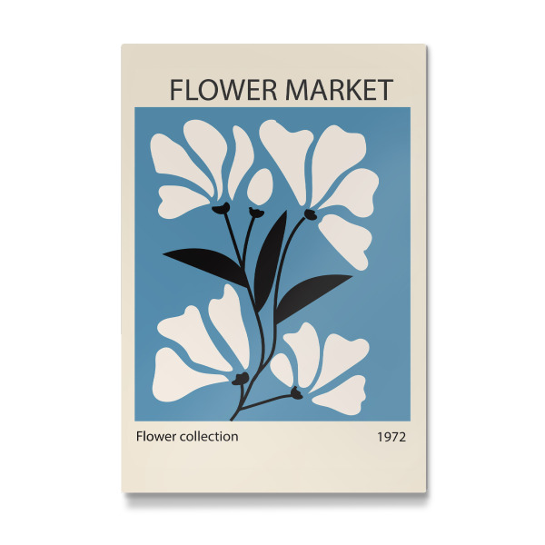 Galerie-Print "Blumenmarkt-Design 1972 geb" 30x20 cm artboxONE