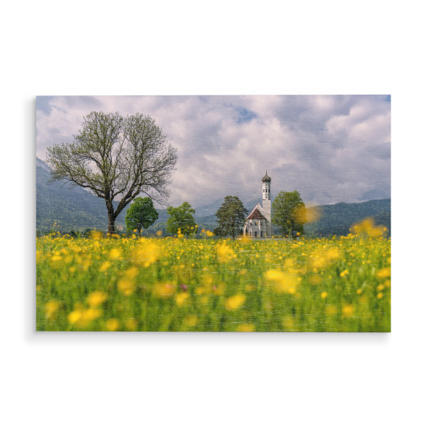 Holzbild "Frühling im Allgäu" artboxONE - Natur,Reise,Reise / Länder