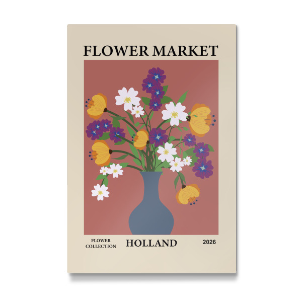 Galerie-Print "Vase mit lebendigen Blumen" 30x20 cm artboxONE