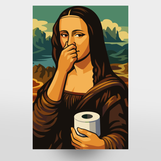 The Stinky Lisa Funny Bathroom