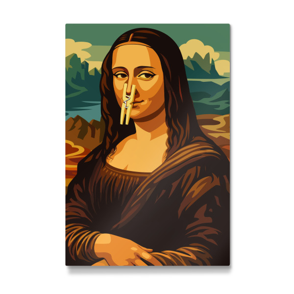 Galerie-Print "Sarcastic Mona Lisa Pop Art" 75x50 cm artboxONE