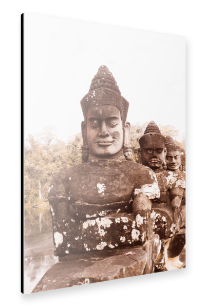 Alu-Dibond "The Temple Guards" 30x20 cm artboxONE