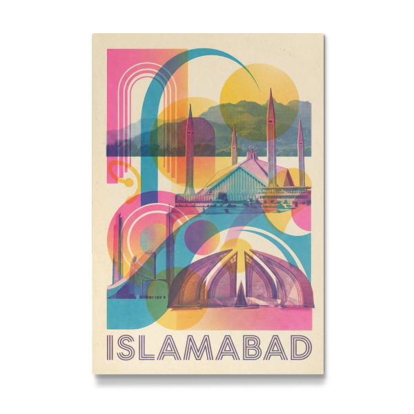 Galerie-Print "Islamabad Vintage Art Deco" 75x50 cm artboxONE
