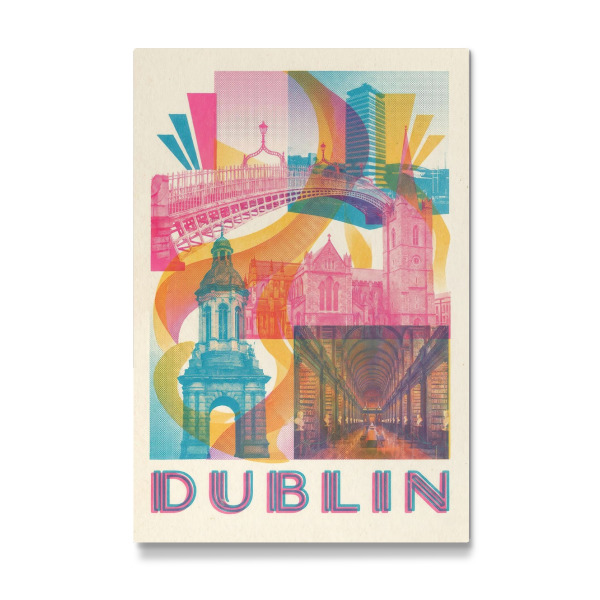 Galerie-Print "Dublin Vintage Art Deco" 75x50 cm artboxONE
